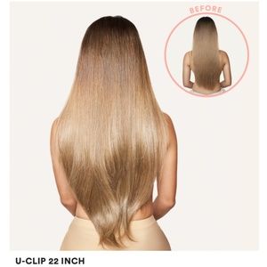 INH Hair U-CLIP 22” long with natural wave